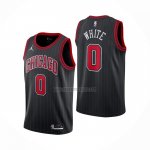 Camiseta Chicago Bulls Coby White NO 0 Statement 2020-21 Negro
