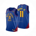 Camiseta Denver Nuggets Bruce Brown JR. NO 11 Statement 2022-23 Azul