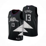 Camiseta Los Angeles Clippers Paul George NO 13 Statement 2022-23 Negro