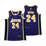 Camiseta Los Angeles Lakers Kobe Bryant NO 24 Statement 2018 Violeta