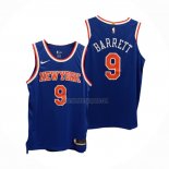 Camiseta New York Knicks RJ Barrett NO 9 Icon Autentico Azul