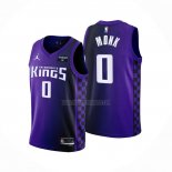 Camiseta Sacramento Kings Malik Monk NO 0 Statement 2023-24 Violeta