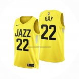 Camiseta Utah Jazz Rudy Gay NO 22 Icon 2022-23 Amarillo