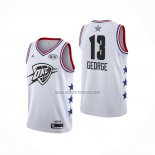 Camiseta All Star 2019 Oklahoma City Thunder Paul George NO 13 Blanco