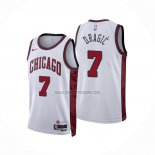 Camiseta Chicago Bulls Goran Dragic NO 7 Ciudad 2022-23 Blanco