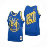 Camiseta Golden State Warriors Rick Barry NO 24 Mitchell & Ness 1966-67 Azul