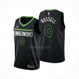 Camiseta Minnesota Timberwolves D'Angelo Russell NO 0 Statement 2022-23 Negro