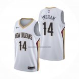 Camiseta New Orleans Pelicans Brandon Ingram NO 14 Association Blanco