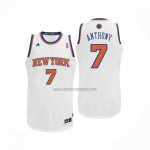 Camiseta New York Knicks Carmelo Anthony NO 7 Blanco