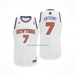 Camiseta New York Knicks Carmelo Anthony NO 7 Blanco