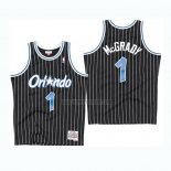 Camiseta Nino Orlando Magic Tracy McGrady NO 1 Hardwood Classics Throwback Negro