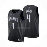 Camiseta Orlando Magic Jalen Suggs NO 4 Ciudad 2022-23 Negro