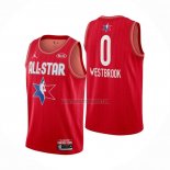 Camiseta All Star 2020 Houston Rockets Russell Westbrook NO 0 Rojo