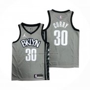 Camiseta Brooklyn Nets Seth Curry NO 30 Statement 2020 Gris