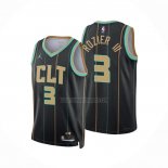 Camiseta Charlotte Hornets Terry Rozier III NO 3 Ciudad 2022-23 Negro