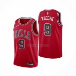 Camiseta Chicago Bulls Nikola Vucevic NO 9 Icon 2020-21 Rojo