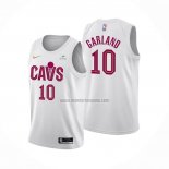 Camiseta Cleveland Cavaliers Darius Garland NO 10 Association 2022-23 Blanco