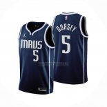 Camiseta Dallas Mavericks Tyler Dorsey NO 5 Statement 2022-23 Azul