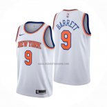 Camiseta New York Knicks RJ Barrett NO 9 Association Blanco