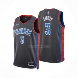 Camiseta Oklahoma City Thunder Josh Giddey NO 3 Ciudad 2022-23 Gris