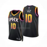 Camiseta Phoenix Suns Damion Lee NO 10 Statement 2022-23 Negro