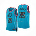 Camiseta Phoenix Suns Kevin Durant NO 35 Ciudad 2022-23 Azul