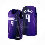 Camiseta Sacramento Kings Kevin Huerter NO 9 Statement 2023-24 Violeta