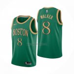 Camiseta Boston Celtics Kemba Walker NO 8 Ciudad Verde