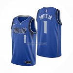 Camiseta Dallas Mavericks Dennis Smith NO 1 Icon Azul