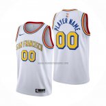 Camiseta Golden State Warriors Personalizada Classic Edition 2019-20 Blanco