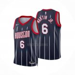 Camiseta Houston Rockets Kenyon Martin JR. NO 6 Ciudad 2022-23 Negro