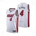 Camiseta Miami Heat Victor Oladipo NO 4 Association 2021-22 Blanco