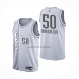 Camiseta Oklahoma City Thunder Jeremiah Robinson-Earl NO 50 Ciudad 2021-22 Blanco