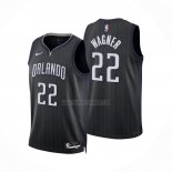 Camiseta Orlando Magic Franz Wagner NO 22 Ciudad 2022-23 Negro