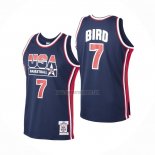 Camiseta USA 1992 Larry Bird NO 7 Azul