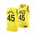 Camiseta Utah Jazz Donovan Mitchell NO 45 Icon 2022-23 Amarillo